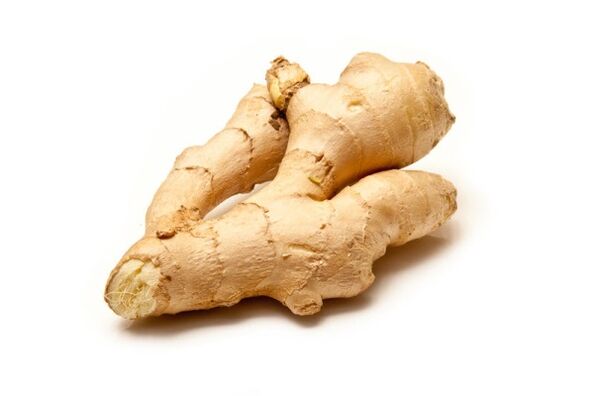 Ginger root - a natural aphrodisiac, is a component of the penis enlargement gel
